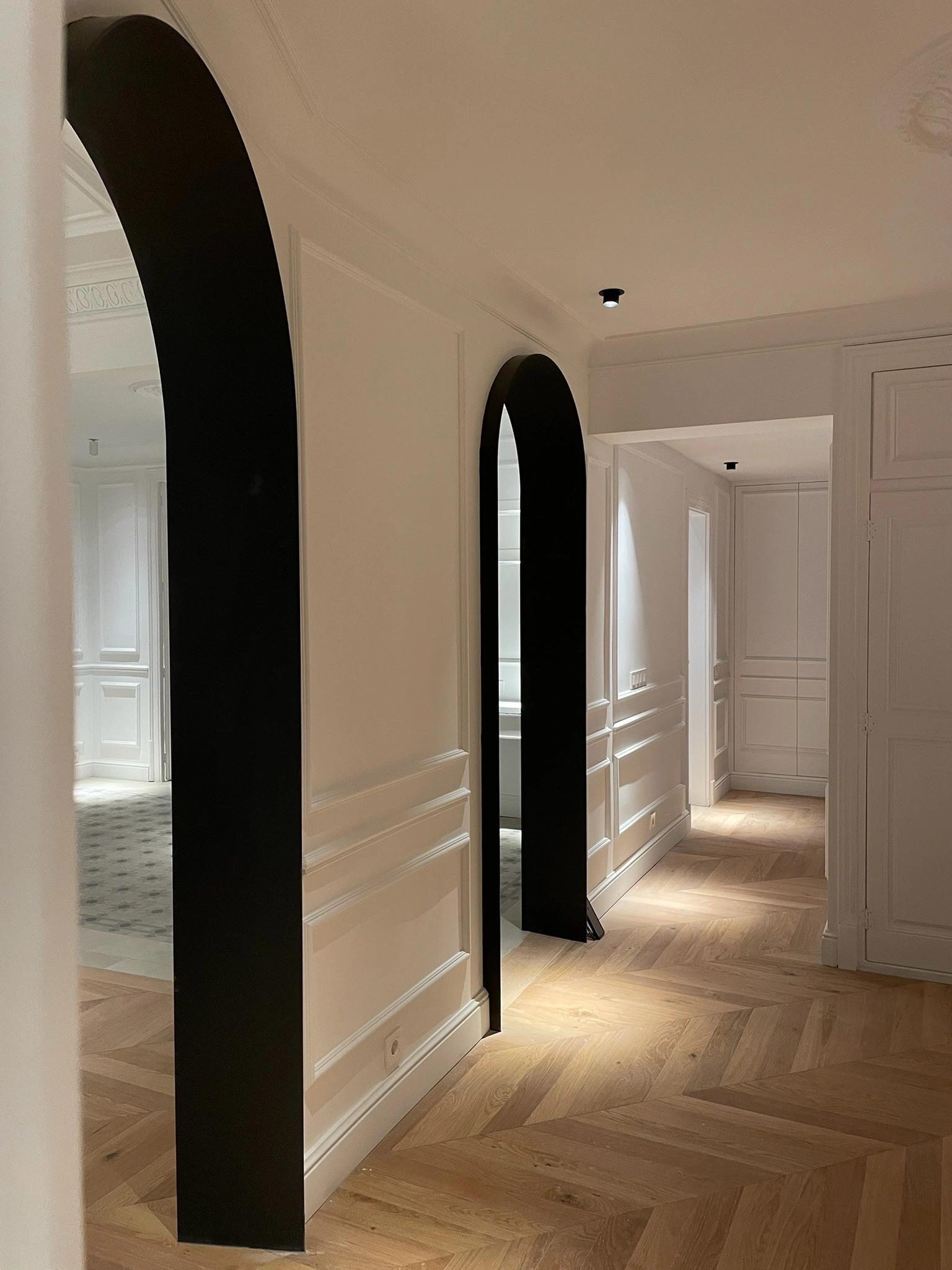 Parquet de roble natural en piso del Eixample Barcelona