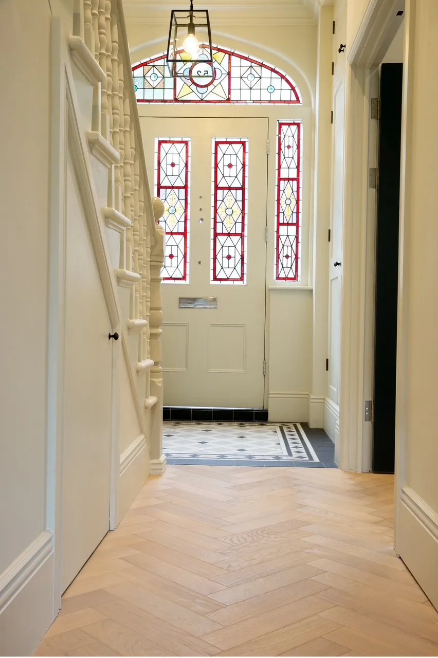 Detalle continuidad espiga encolada Barcelona